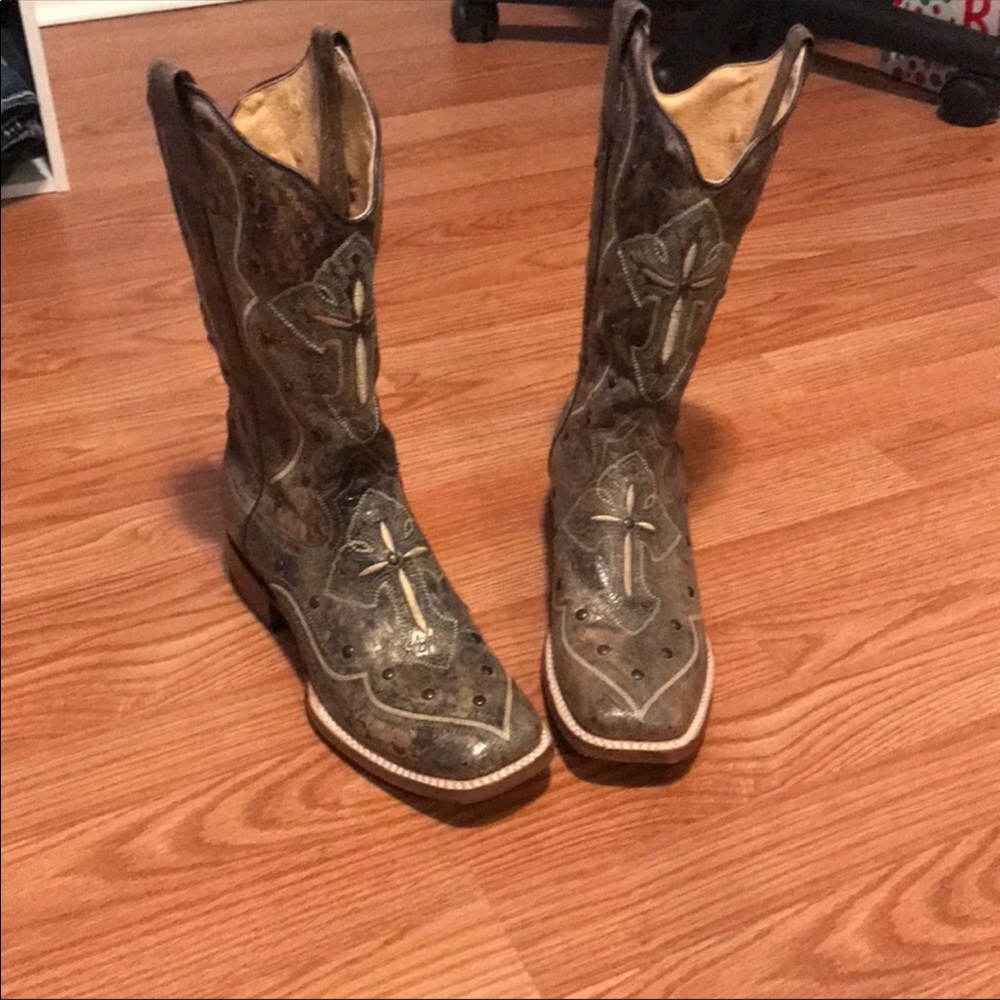 Cowgirl boots.